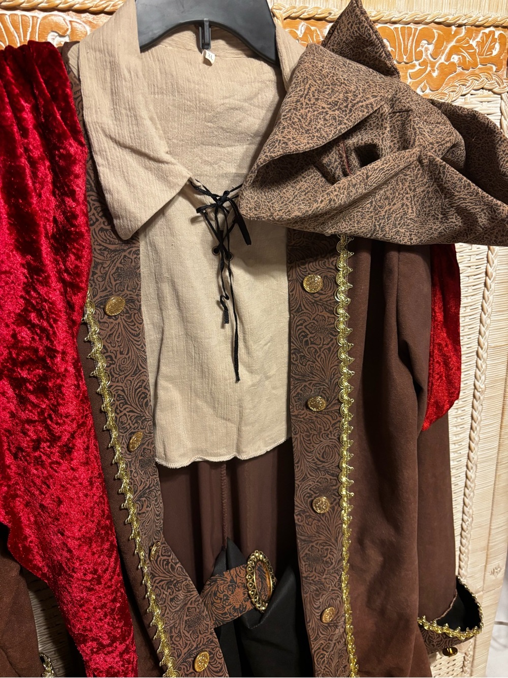 Pirate-Style Costume. Mens XL. Unisex Wmns 2X - Picture 2 of 10